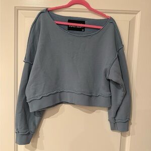 Katie J NYC Light Blue Sweatshirt